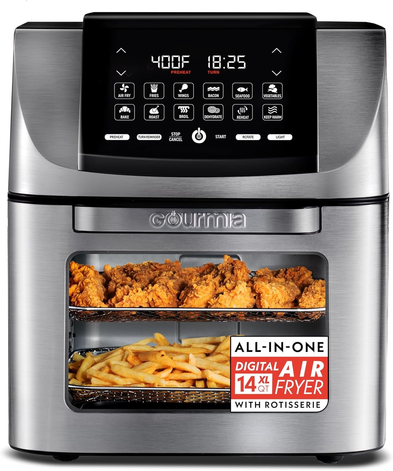 Gourmia Air Fryer 14 Qt Rotisserie Oven: A Practical Guide to Countertop Air-Frying and Multi-Function Cooking